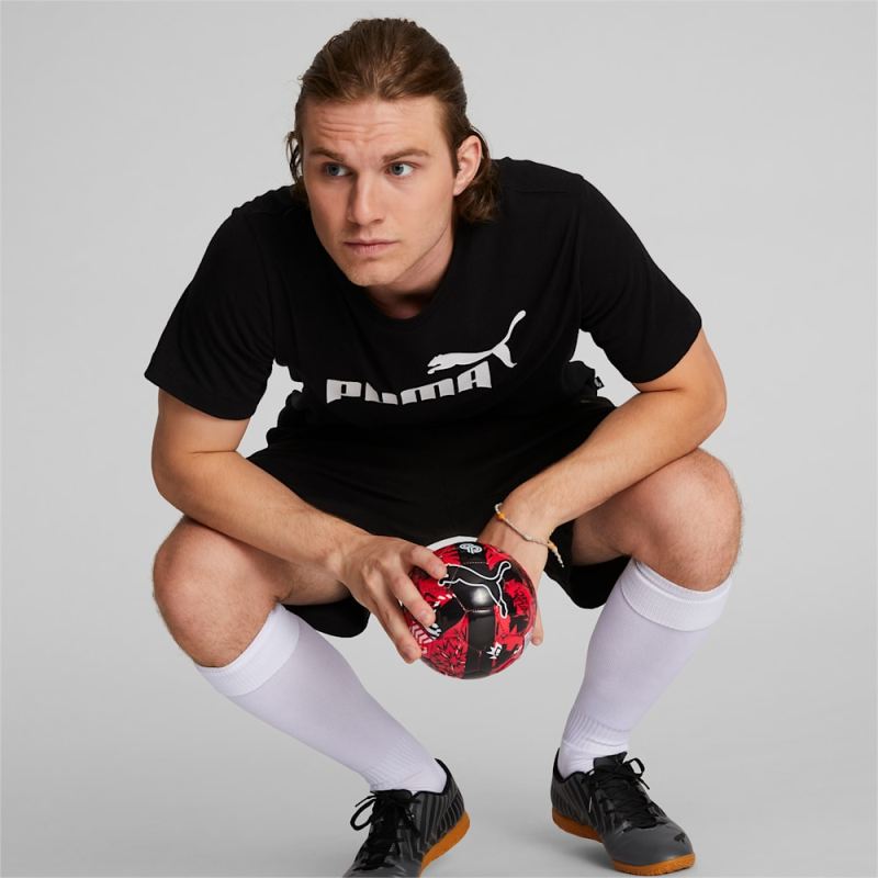 Puma | Men's x CHRISTIAN PULISIC Graphic Mini Soccer Ball - Red-Black-White