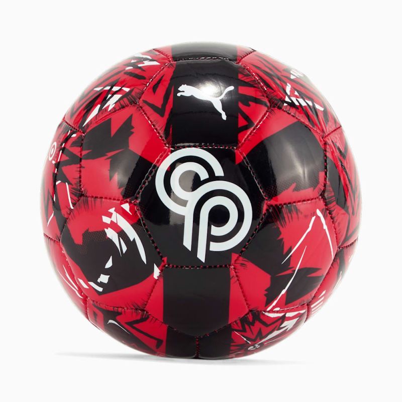 Puma | Men's x CHRISTIAN PULISIC Graphic Mini Soccer Ball - Red-Black-White