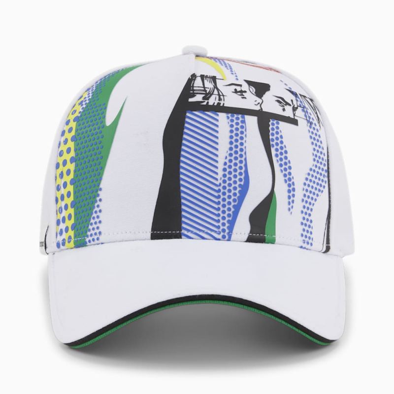 Puma | Men's BMW M Motorsport Lichtenstein Cap - White-AOP