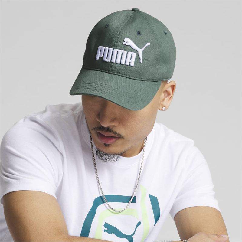 Puma | Men's #1 Relaxed Fit Adjustable Hat - OLIVE/WHITE