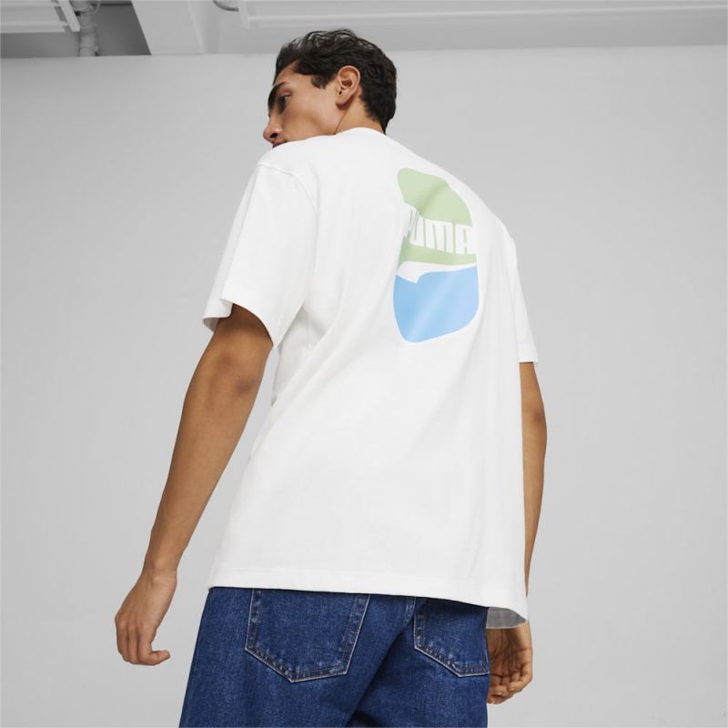 Puma | Men's DOWNTOWN 180 Logo Tee - White