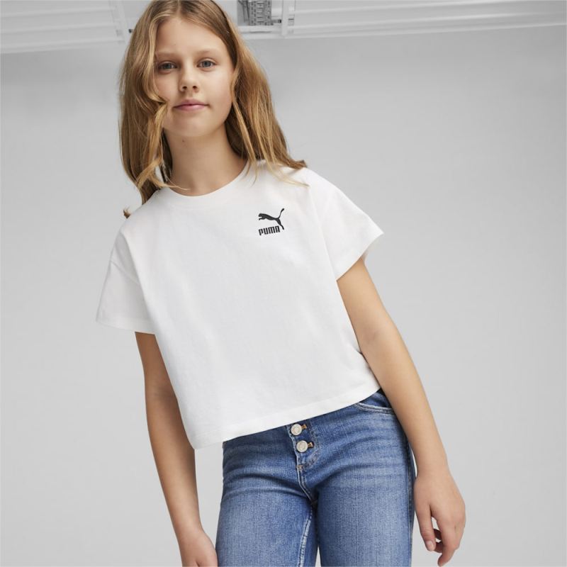 Puma | Girls BETTER CLASSICS Big Kids Girls Tee - White