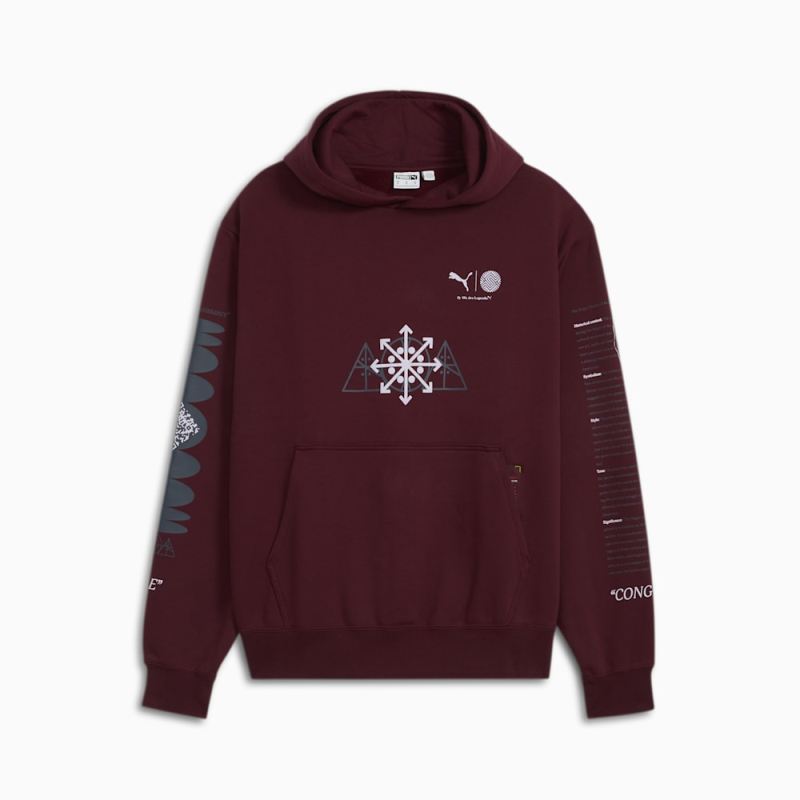 Puma | Men's We Are Legends x Schomburg Hoodie - Aubergine