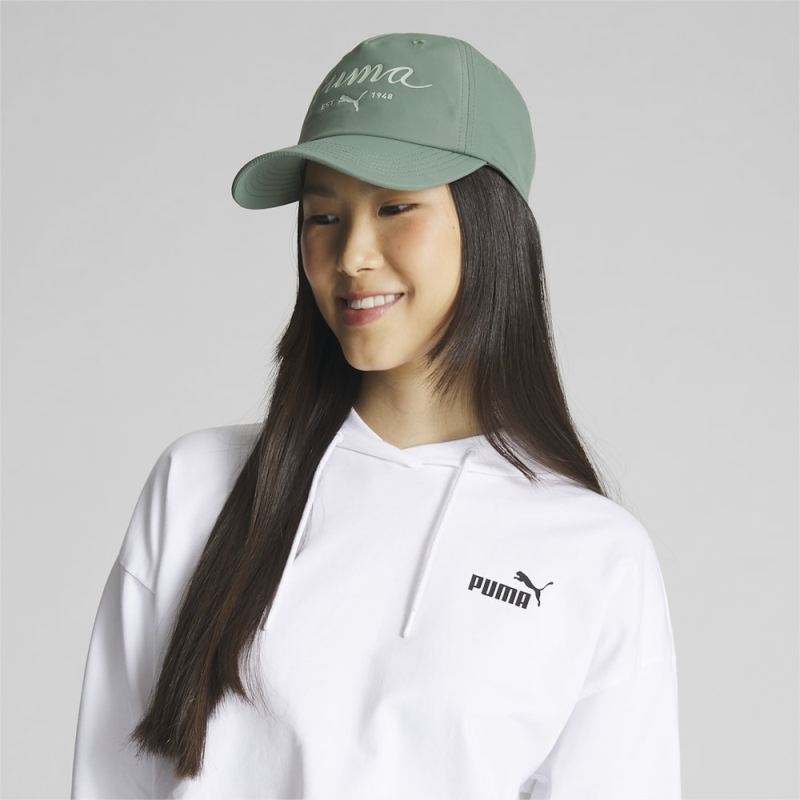 Puma | Women's Script Adjustable Cap - OLIVE