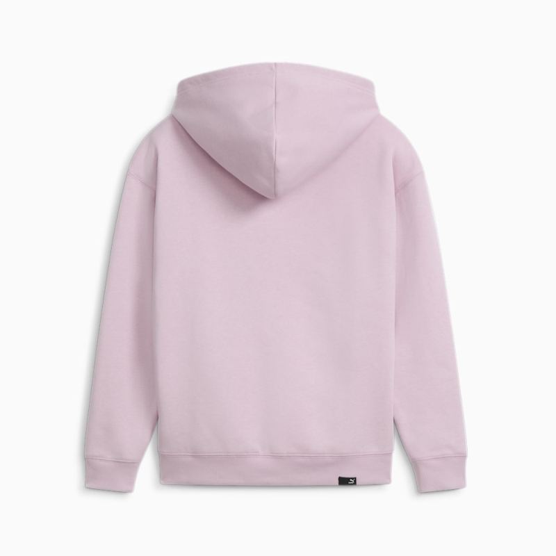 Puma | Women's Suede Logo Full-Zip Hoodie - Grape Mist