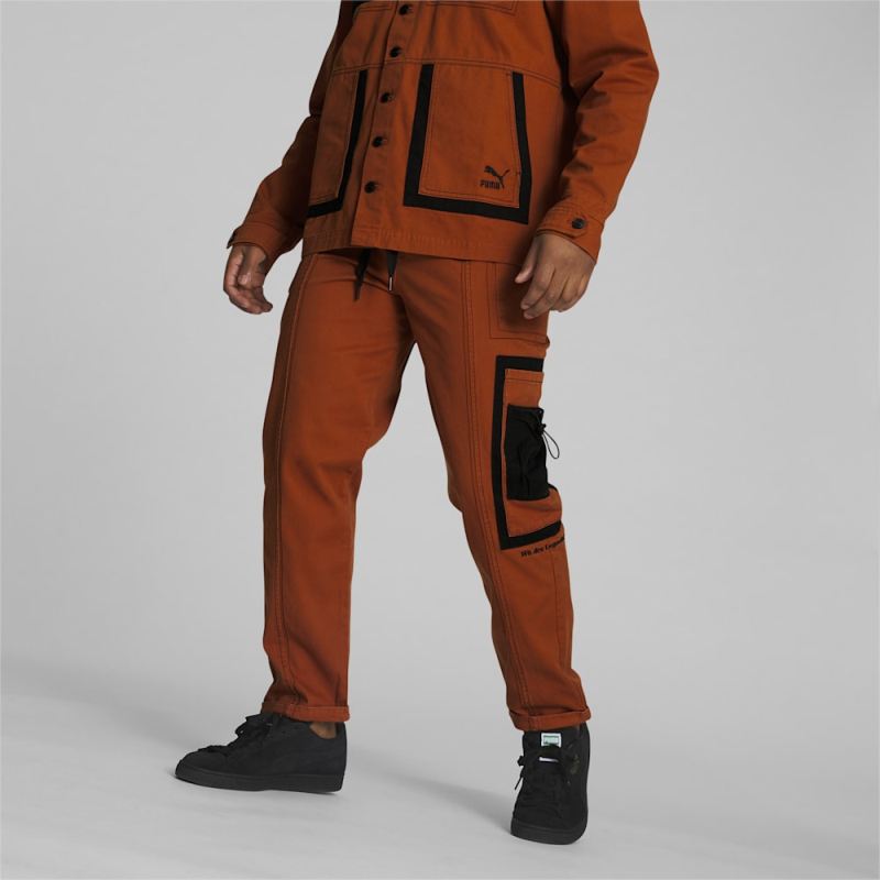 Puma | Men's We Are Legends WRK.WR Pants - Warm Chestnut