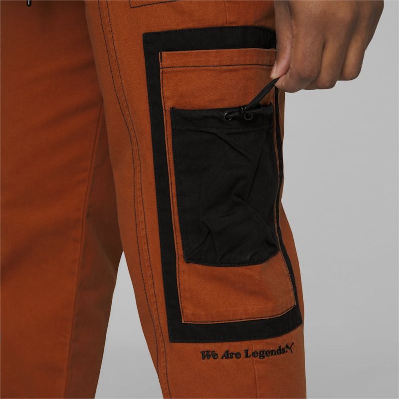 Puma | Men's We Are Legends WRK.WR Pants - Warm Chestnut