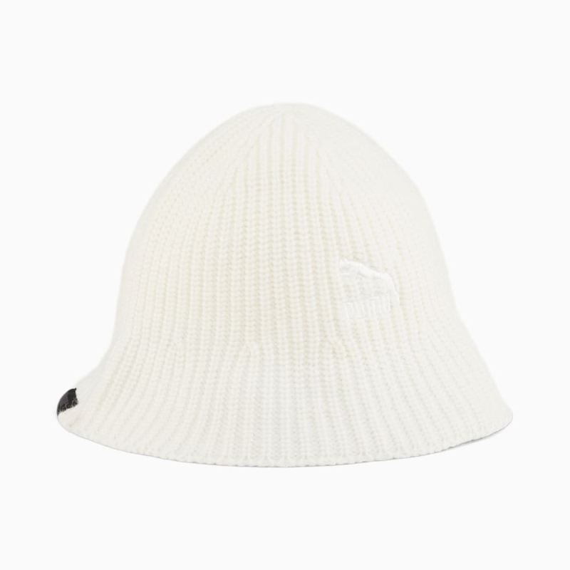 Puma | Women's PRIME Knitted Bucket Hat - Warm White