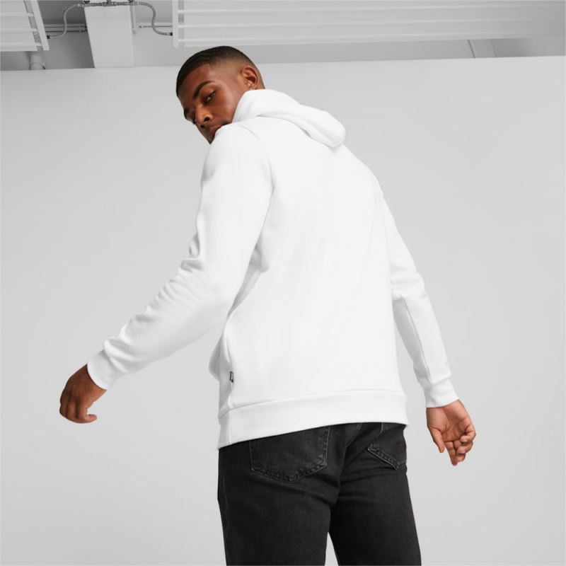 Puma | Men's No.1 Logo Puma | Men's 75th Year Anniversary Celebration Hoodie - White