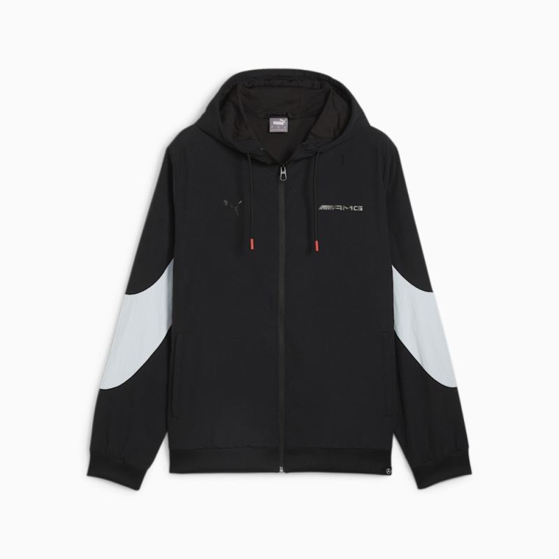 Puma | Men's Mercedes-AMG Motorsport Statement Woven Jacket - Black