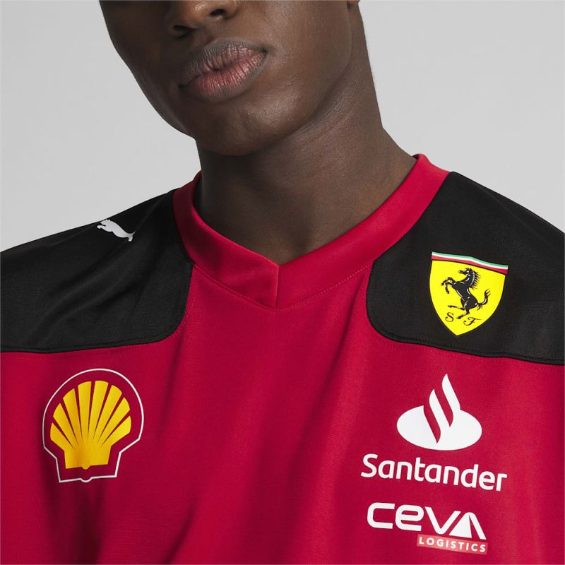 Puma | Men's Scuderia Ferrari Football Jersey - Rosso Corsa-CS