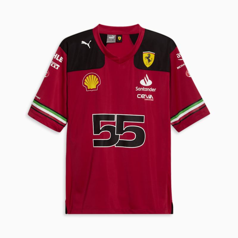 Puma | Men's Scuderia Ferrari Football Jersey - Rosso Corsa-CS