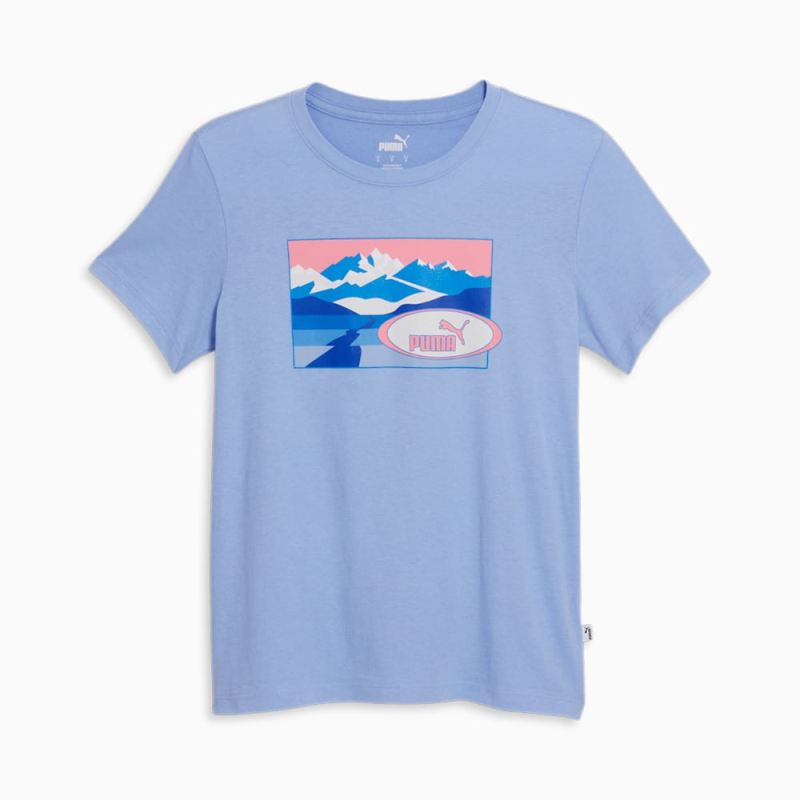 Puma | Women's Trail Remix Tee - Blissful Blue