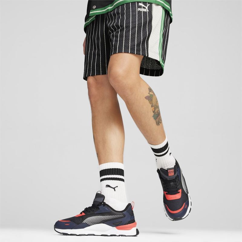 Puma | Men's For the Fanbase T7 Mesh Shorts - Black-AOP