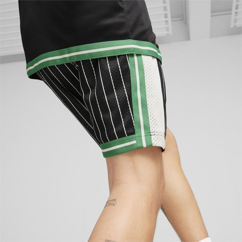 Puma | Men's For the Fanbase T7 Mesh Shorts - Black-AOP