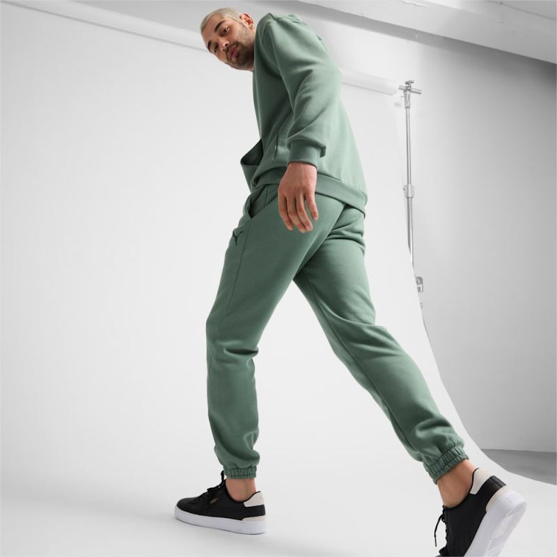 Puma | Men's Essentials Elevated Sweatpants - Eucalyptus