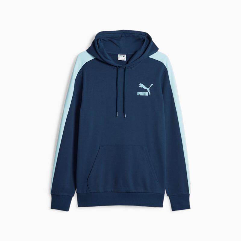 Puma | Men's T7 Iconic Hoodie - Persian Blue