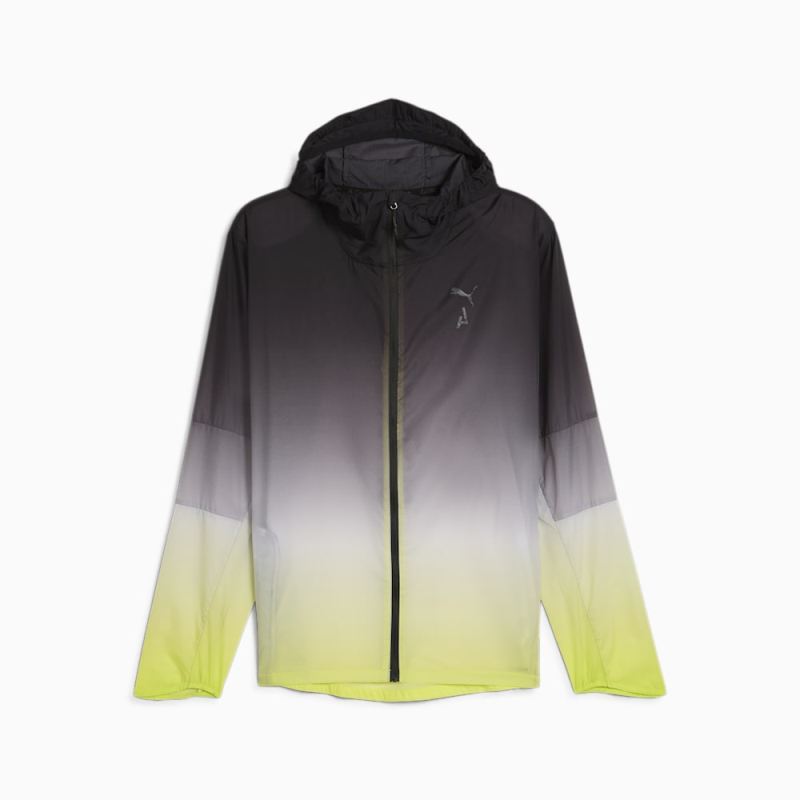 Puma | Men's SEASONS Ultra Trail Jacket - Lime Pow-fade print