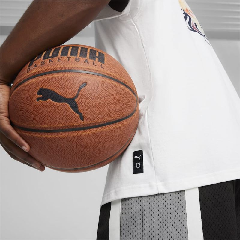 Puma | Men's SHOWTIME Puma | Men's HOOPS Tee II - White