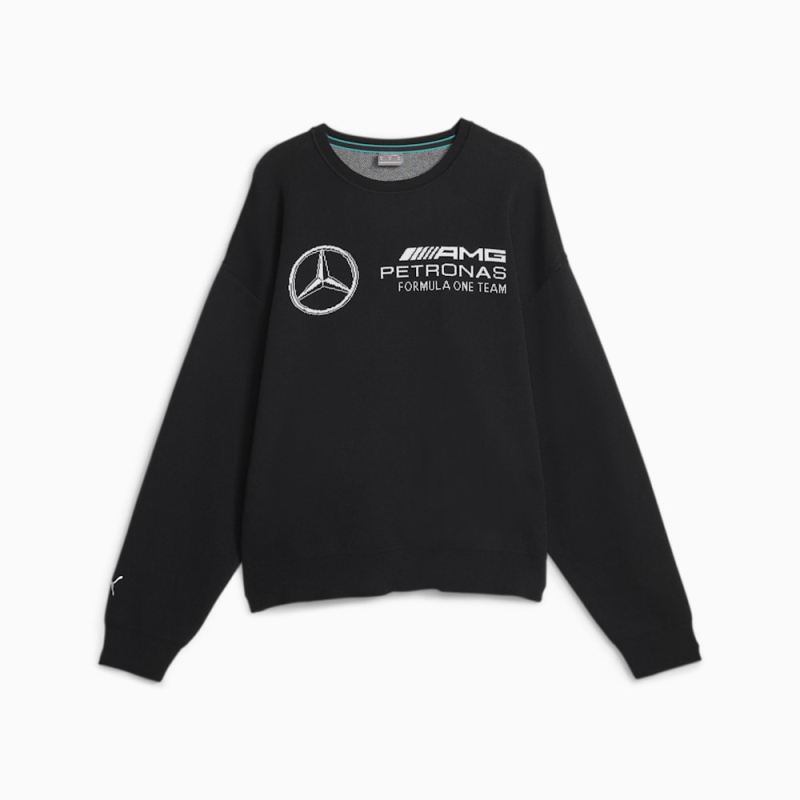 Puma | Men's Mercedes AMG-Petronas F1 Statement Knitted Motorsport Sweater - Black