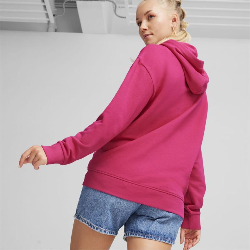 Puma | Women's POWER Hoodie - Garnet Rose