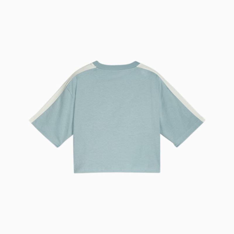 Puma | Girls T7 Graphic Tee - Turquoise Surf