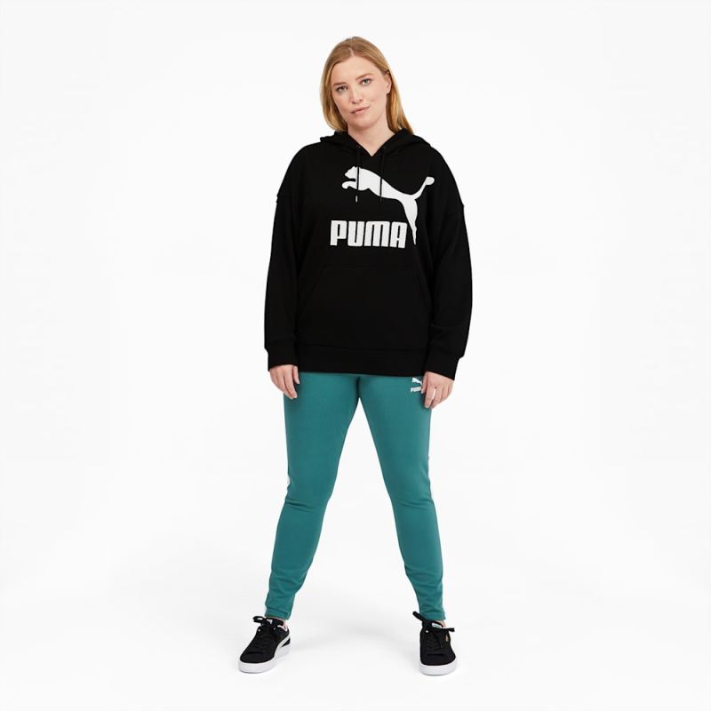 Puma | Women's Classics Logo Hoodie PL - Black