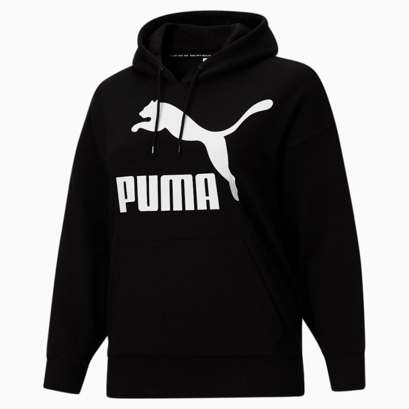 Puma | Women's Classics Logo Hoodie PL - Black