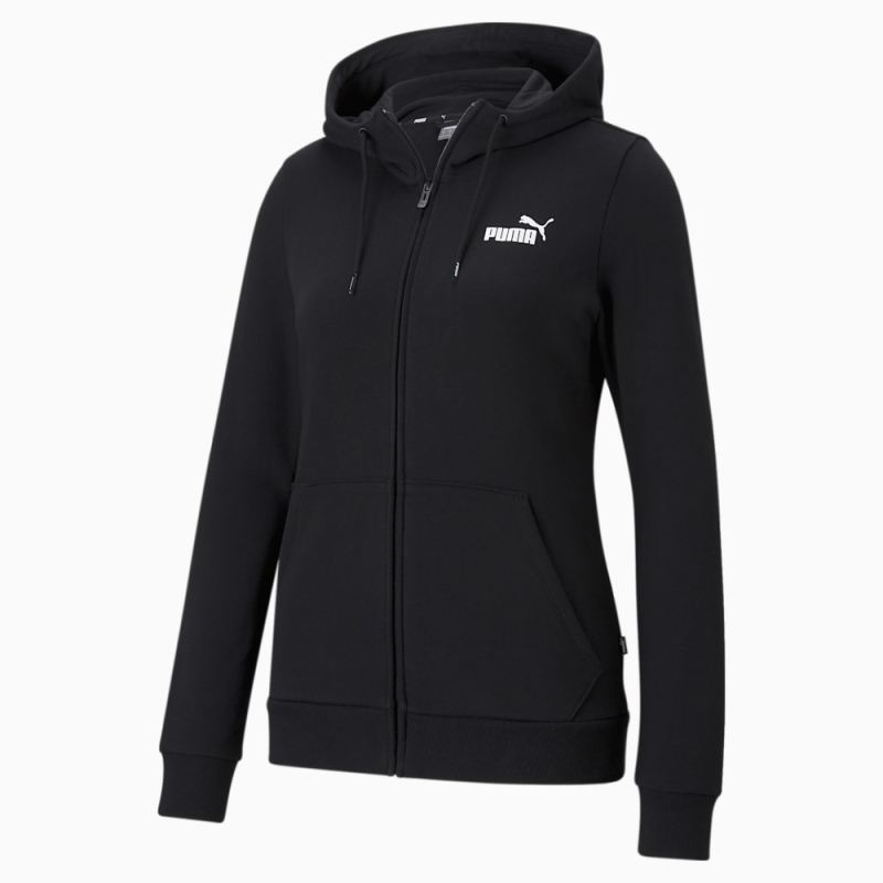 Puma | Women's Essentials Full-Zip Hoodie - Black