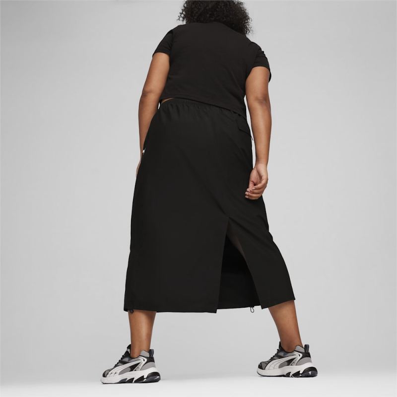 Puma | Women's DARE TO Midi Woven Skirt - Black