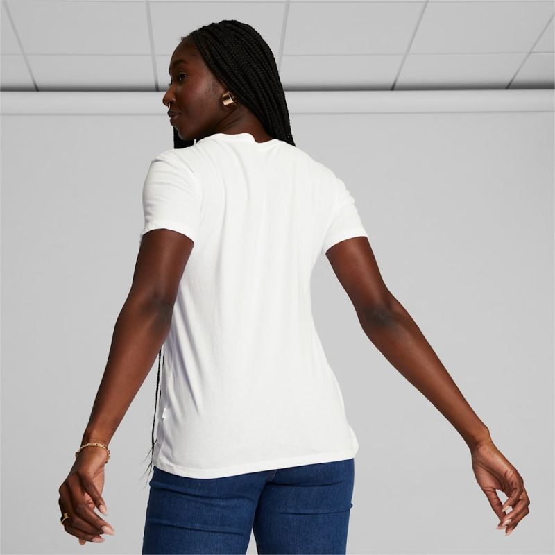 Puma | Women's Cat Fill Tee - White