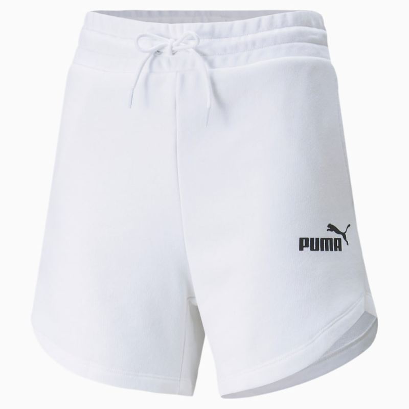 Puma | Women's Essentials High Waist Shorts - White