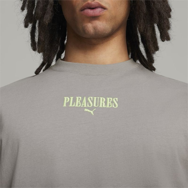 Puma | Men's x PLEASURES Graphic Tee - Stormy Slate