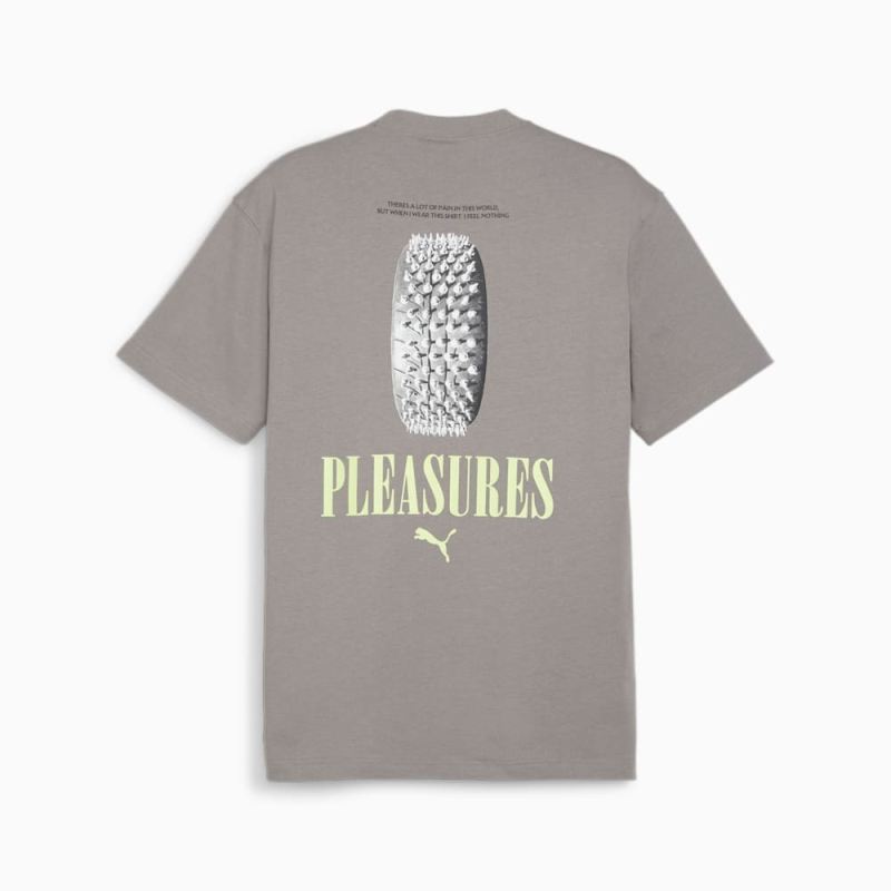 Puma | Men's x PLEASURES Graphic Tee - Stormy Slate