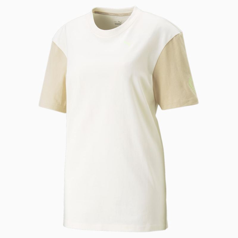 Puma | Women's x OLIVIA AMATO Tee - Frosted Ivory-Granola