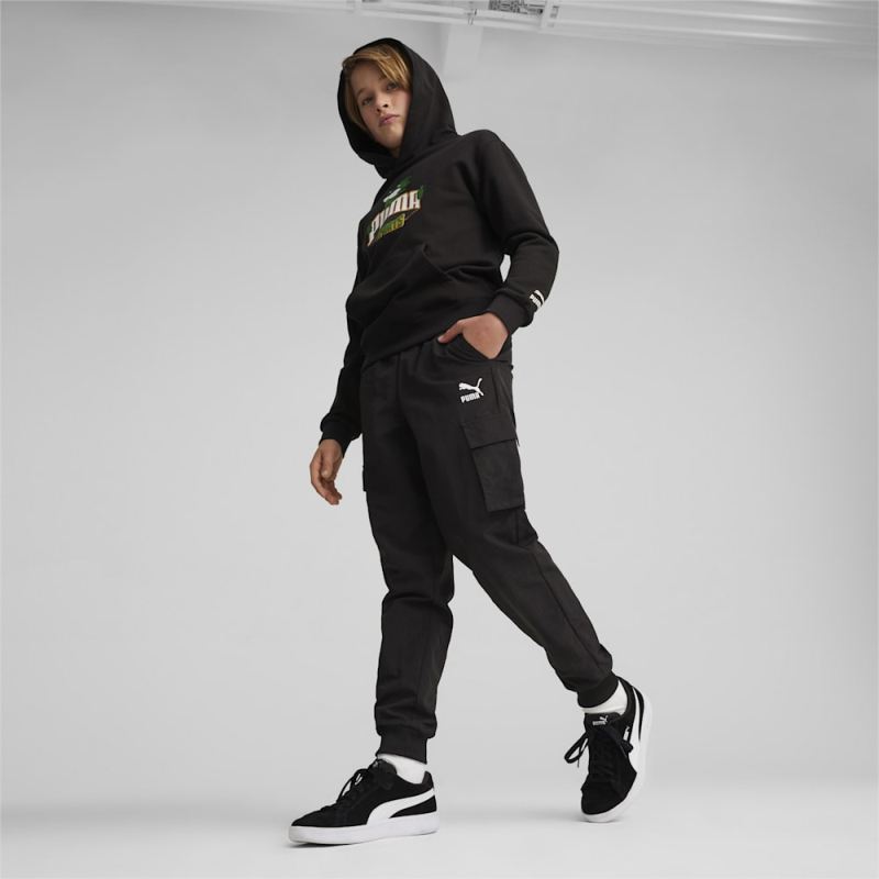 Puma | Boys FOR THE FANBASE Big Kids Hoodie - Black