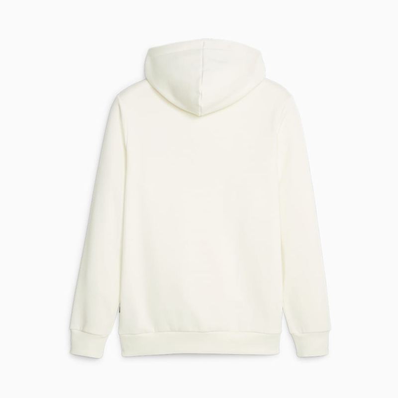 Puma | Men's ESS+ Multicolor Hoodie - Warm White