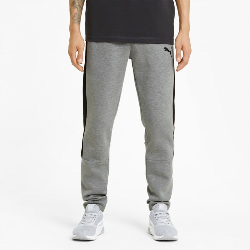 Puma | Men's Evostripe Sweatpants - Medium Gray Heather