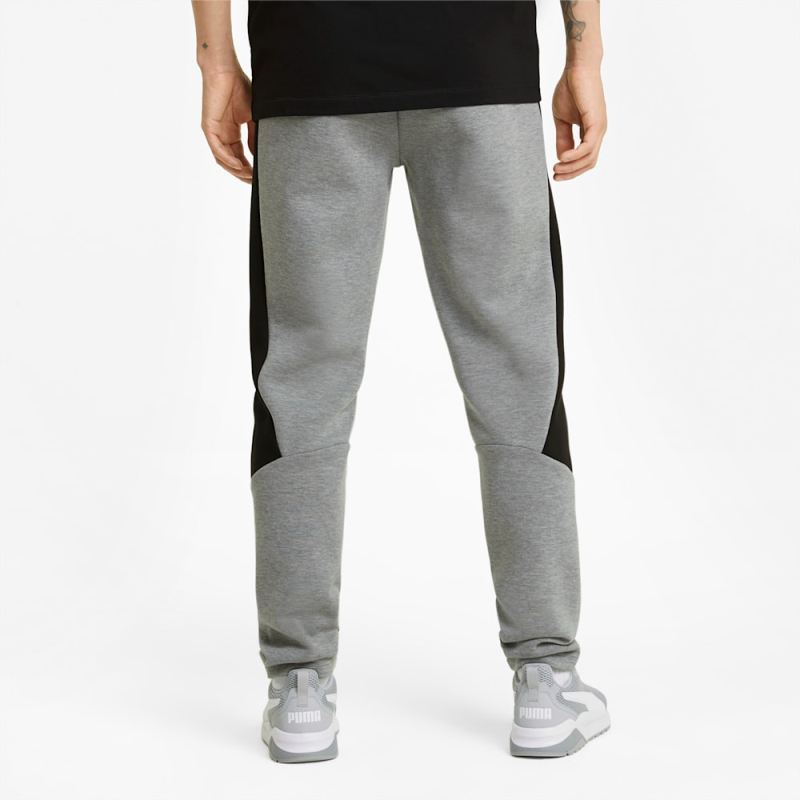 Puma | Men's Evostripe Sweatpants - Medium Gray Heather