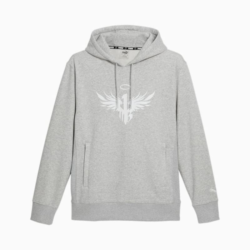 Puma | Men's x MELO Hoodie - Light Gray Heather