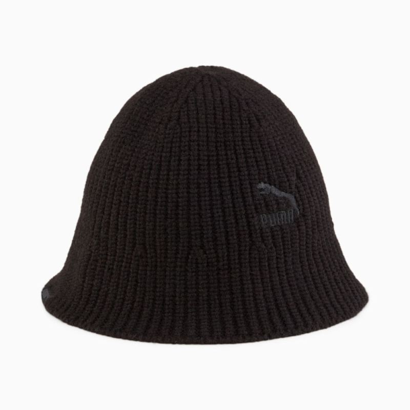 Puma | Women's PRIME Knitted Bucket Hat - Black