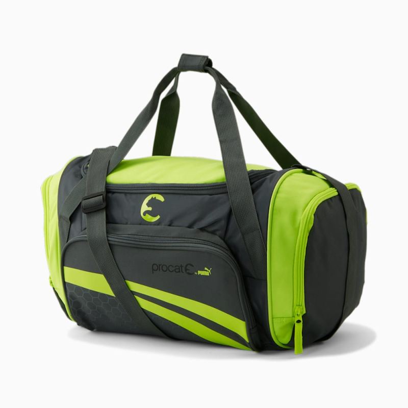 Puma | Men's procat Duffel Bag - GREY/GREEN