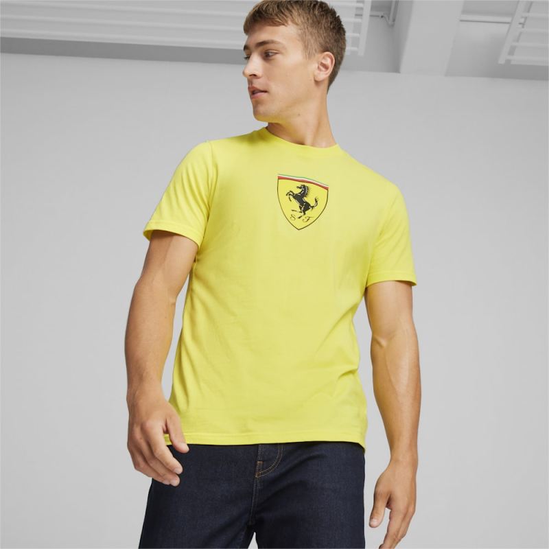 Puma | Men's Scuderia Ferrari Race Tee - Speed Yellow