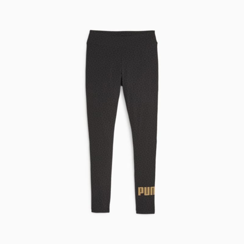 Puma | Women's ESS+ Logo Love Printed Leggings - Black