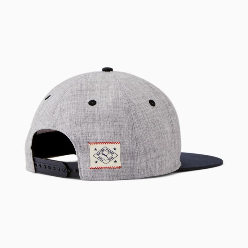 Puma | Men's NYC Bruckner Cap - GREY/NAVY