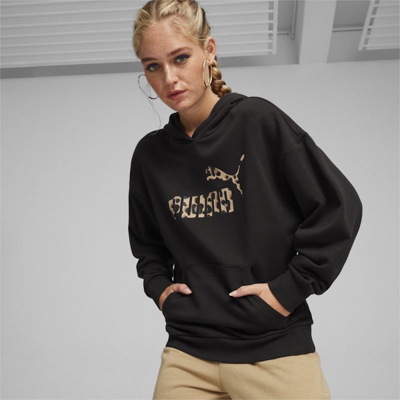 Puma | Women's ESS+ ANIMAL Hoodie - Black