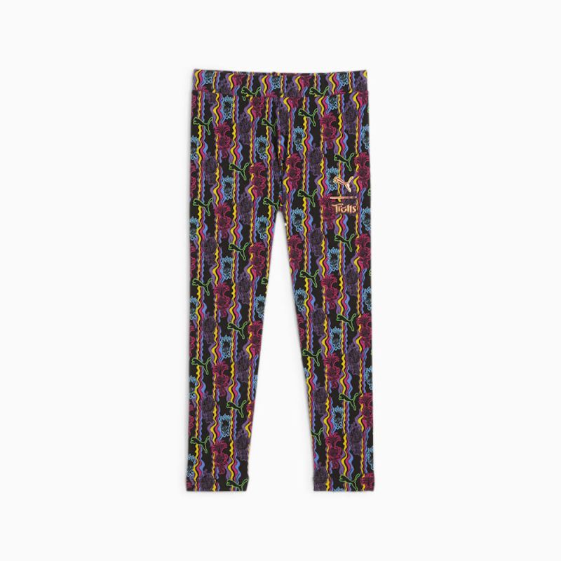 Puma | Girls Puma | Girls x TROLLS Little Kids Leggings - Black