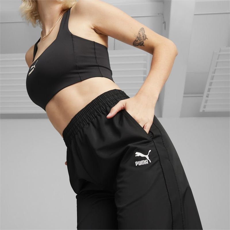 Puma | Women's T7 Relaxed Track Pants - Black