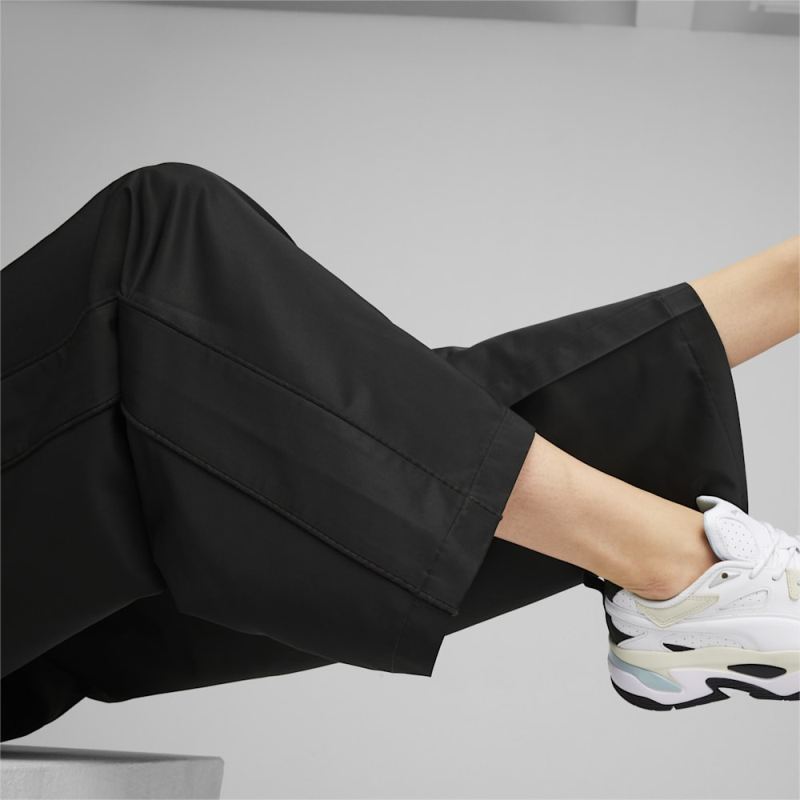 Puma | Women's T7 Relaxed Track Pants - Black