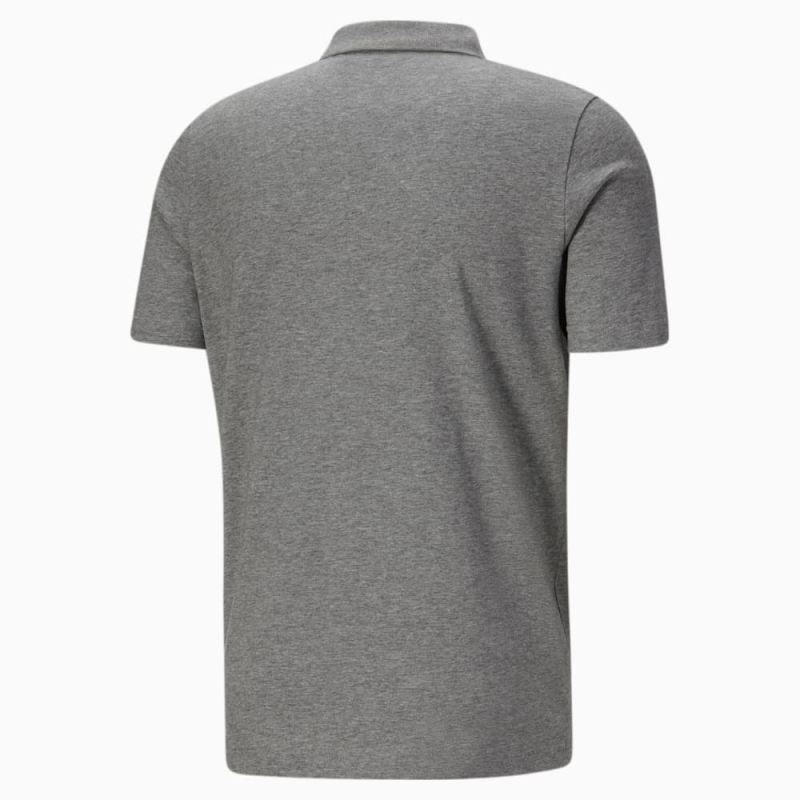 Puma | Men's Essentials Jersey Polo - Medium Gray Heather